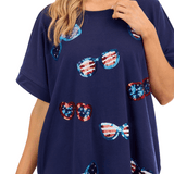 Americana Sparkle Shades Tee - TresChicTexas
