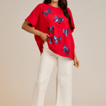 Americana Sparkle Bow Tee - TresChicTexas