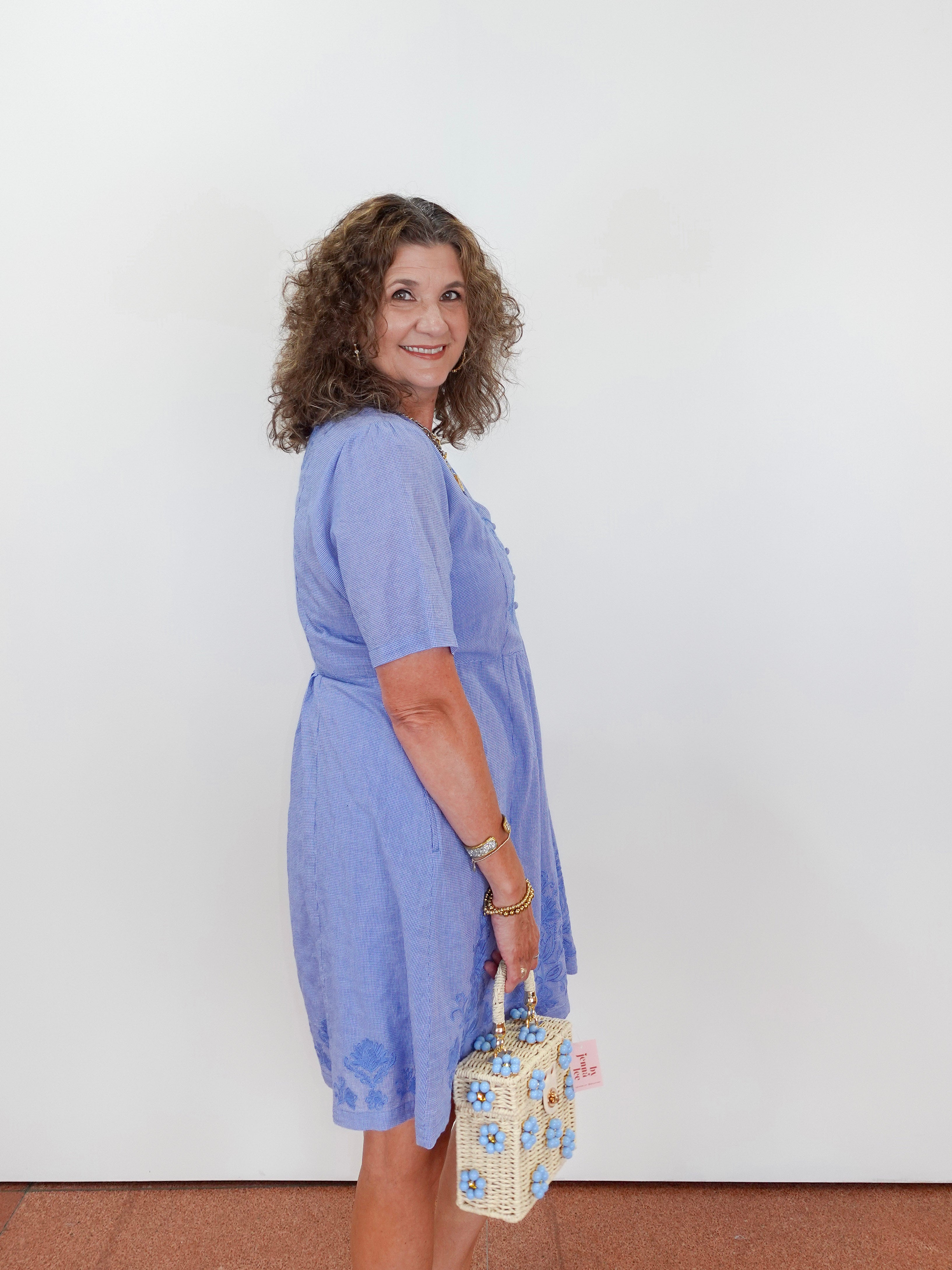 Emilia Pleat Front Slip Dress