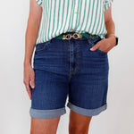 MARLEY GIRLFRIEND 7" SHORT W/ ROLL CUFF - TresChicTexas