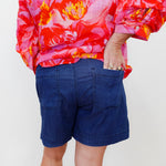 Audrey Jogger Denim Short - TresChicTexas